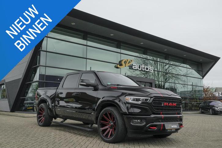 Dodge Ram 1500 5.7 V8 401pk 4x4 Limited LPG G3 Widebody Blac, Auto's, Dodge, Bedrijf, Te koop, RAM 1500, 360° camera, 4x4, ABS