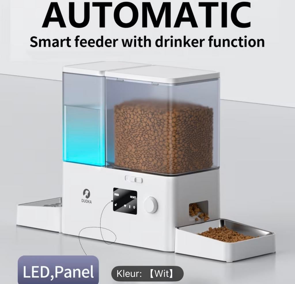 Automatische voerbak nieuw in doos, Dieren en Toebehoren, Ophalen of Verzenden, Zo goed als nieuw