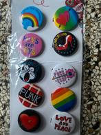 10 Buttons Vintage Love and Peache, Ophalen of Verzenden, Nieuw, Overige onderwerpen, Button