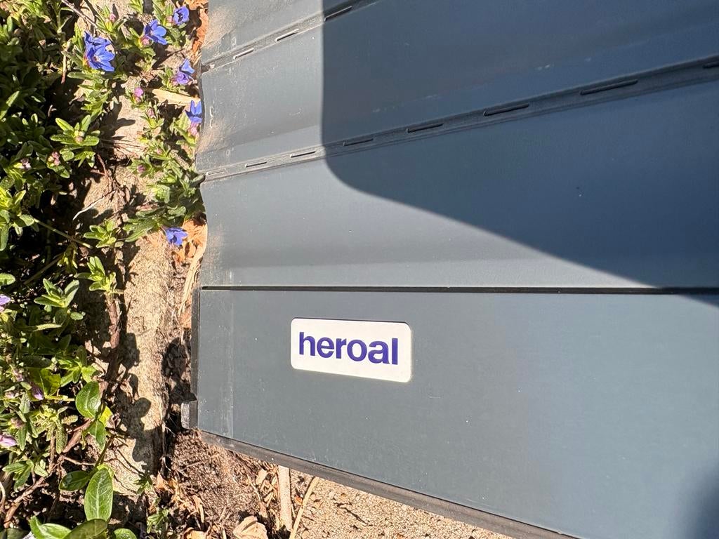 3x Heroal Rolluik Antraciet RAL 7016, Doe-het-zelf en Verbouw, Rolluiken, Gebruikt, 150 tot 200 cm, Minder dan 100 cm, Grijs, Ophalen