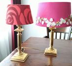 2 koperen lampjes, tafellampen, Huis en Inrichting, Lampen | Tafellampen, Ophalen, Minder dan 50 cm