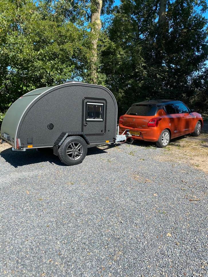 Zo goed als nieuwe Kulba Rebel minicaravan., Caravans en Kamperen, Caravans, Particulier, tot en met 2, tot 500 kg, Overige, Overige merken