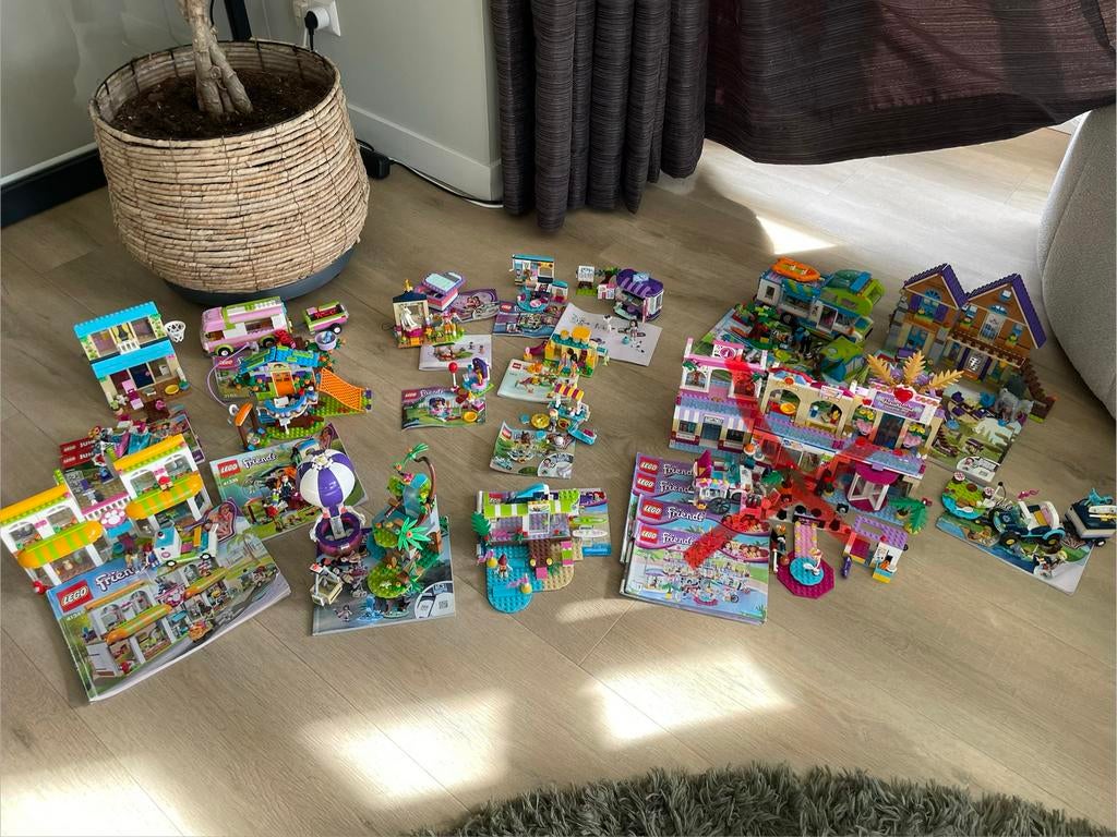 Grote collectie LEGO Friends sets (zonder doos, met boekjes), Ophalen of Verzenden, Zo goed als nieuw, Complete set, Lego