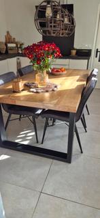 Mangohouten eettafel 180x100 cm - Zeer goede staat, Ophalen