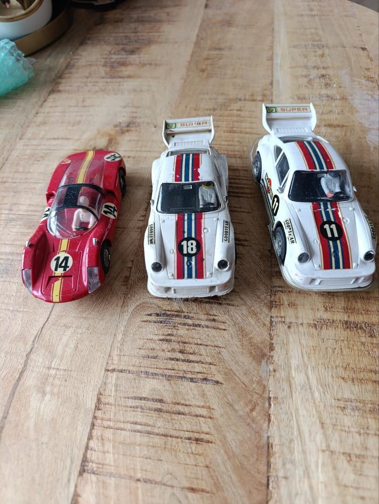Märklin Sprint Porsche raceauto's - Set van 3, Ophalen of Verzenden, Gebruikt, Overige merken