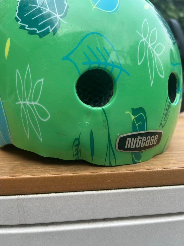Nuttycase helm maat XXS, Fietsen en Brommers, Fietsaccessoires | Fietshelmen, Gebruikt, Jongen of Meisje, XXS, Ophalen of Verzenden