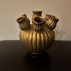 Goudkleurige Tulpenvaas, Ophalen of Verzenden, Nieuw, Overige kleuren, Minder dan 50 cm