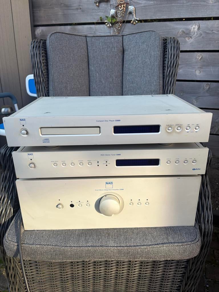 NAD Hifi Geluidssysteem: CD-speler, Tuner & Versterker, Overige merken, Gebruikt, Cd-speler, Losse componenten