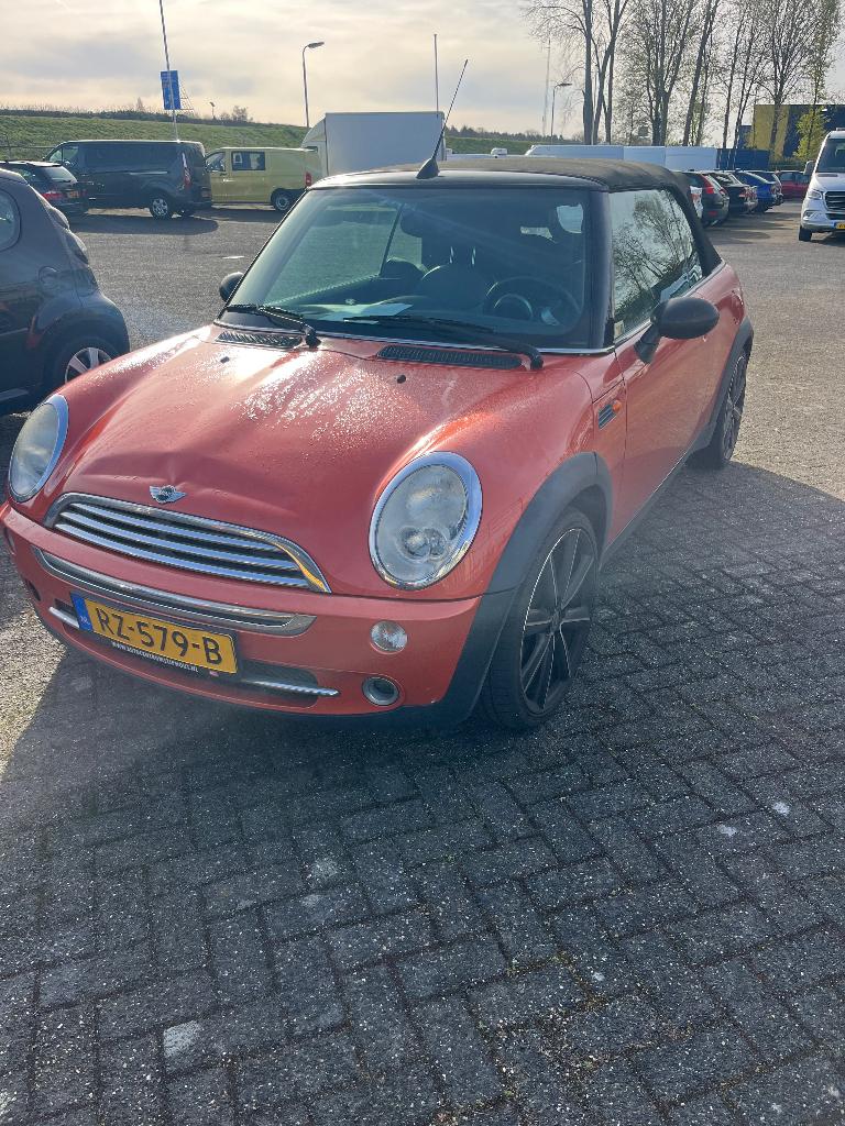 Mini 1.6 16V ONE Cabrio 2006, Auto's, Mini, Bedrijf, Cabrio, ABS, Boordcomputer, Centrale vergrendeling, Electronic Stability Program (ESP)