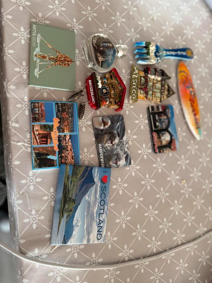 Diverse verzameling van 10 koelkastmagneten, Verzamelen, Overige Verzamelen, Gebruikt, Ophalen of Verzenden