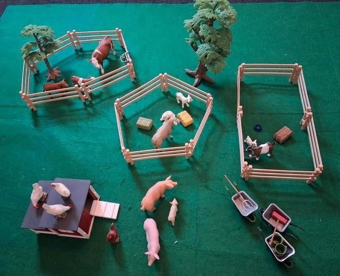 Schleich partij, Kinderen en Baby's, Speelgoed | Playmobil, Gebruikt, Complete set, Ophalen of Verzenden