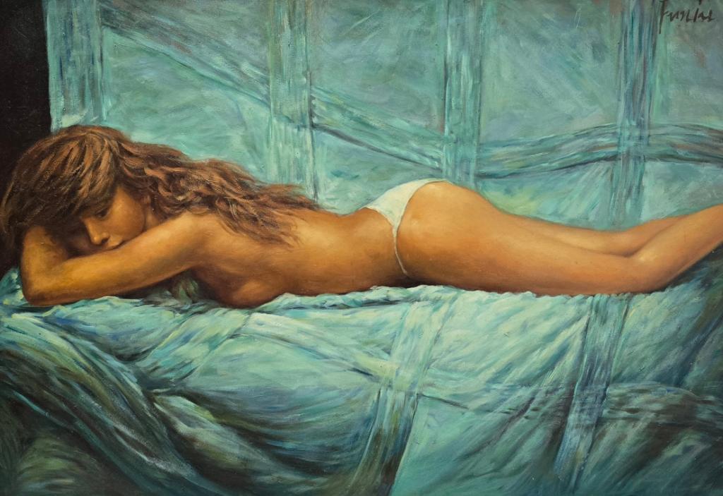 Mooi schilderij met lijst, Ophalen of Verzenden