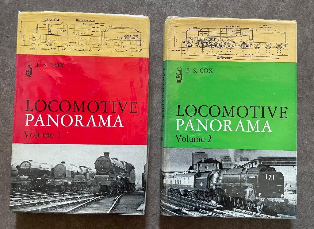 Locomotive Panorama Volume 1 and 2 - E.S. Cox, Ophalen of Verzenden, Gelezen, E.S. Cox, Trein