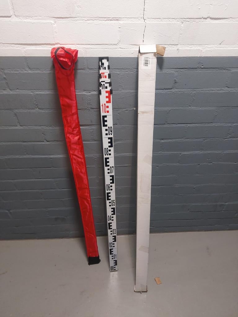 Meetbaak telescopisch Nedo 5 meter spinternieuw!!, Ophalen of Verzenden, Nieuw, Afstand