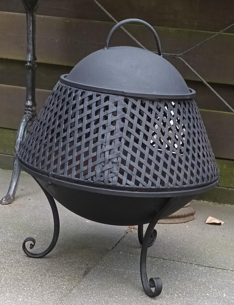 Vuurkorf met deksel  GERESERVEERD, Tuin en Terras, Vuurkorven, Ophalen