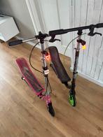 2 Space Scooter steps roze en zwart met verlichting, Ophalen of Verzenden, Zo goed als nieuw, Overige typen, Space Scooter