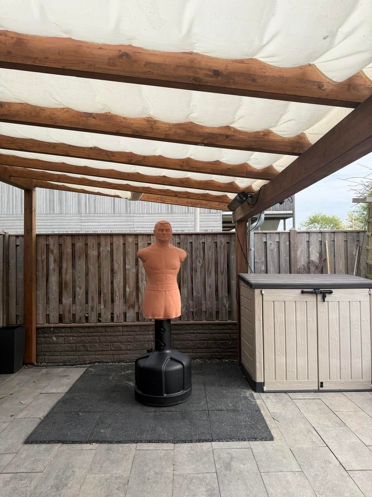 Century Boks Pop - 208cm hoog, 140kg gevulde voet, Ophalen, Gebruikt, Overige, Vechtsportmateriaal