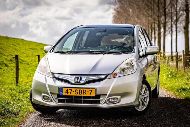 Honda Jazz 1.4 Hybrid Elegance|Panorama dak|Nap|LM Velgen, Auto's, Honda, Bedrijf, Te koop, Jazz, ABS, Airbags, Airconditioning