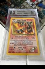 Blaine's Charizard Pokémon kaart BGS 9, Ophalen of Verzenden, Zo goed als nieuw, Losse kaart