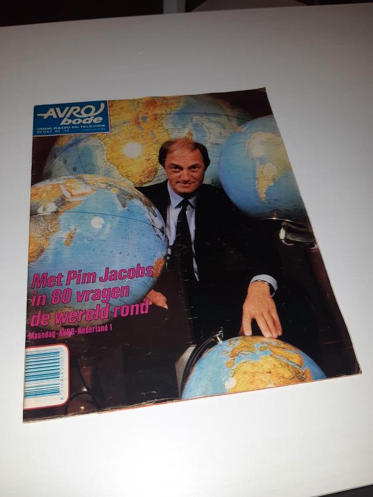 42.Avro Bode 1984. Pim Jacobs. Martin van Duynhoven. James B, Verzamelen, Tijdschriften, Kranten en Knipsels, Tijdschrift, 1980 tot heden