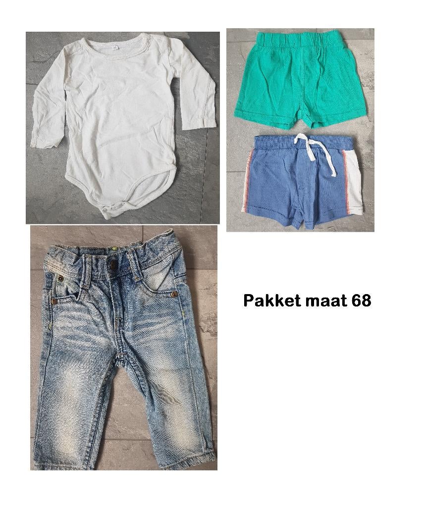 pakket baby kleding maat 68 jongen, Ophalen of Verzenden, Gebruikt, Maat 68
