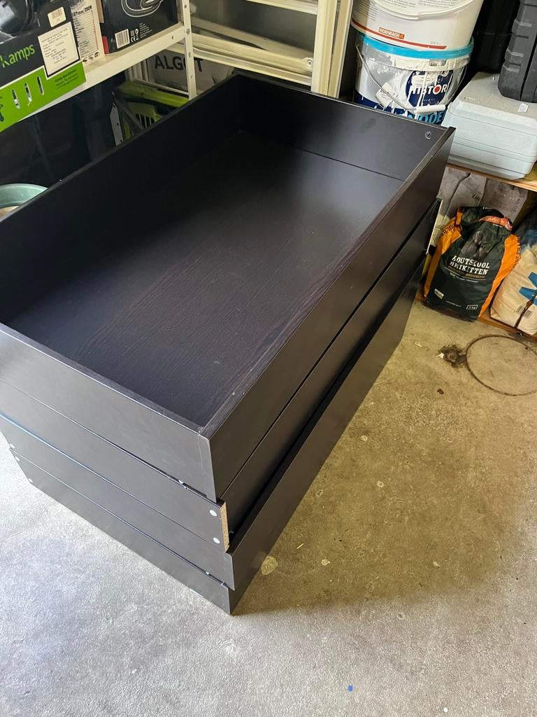 Ikea pax zwart bruin grijs lades planken manden komplement, Ophalen, 90 cm, Eenpersoons, Wit