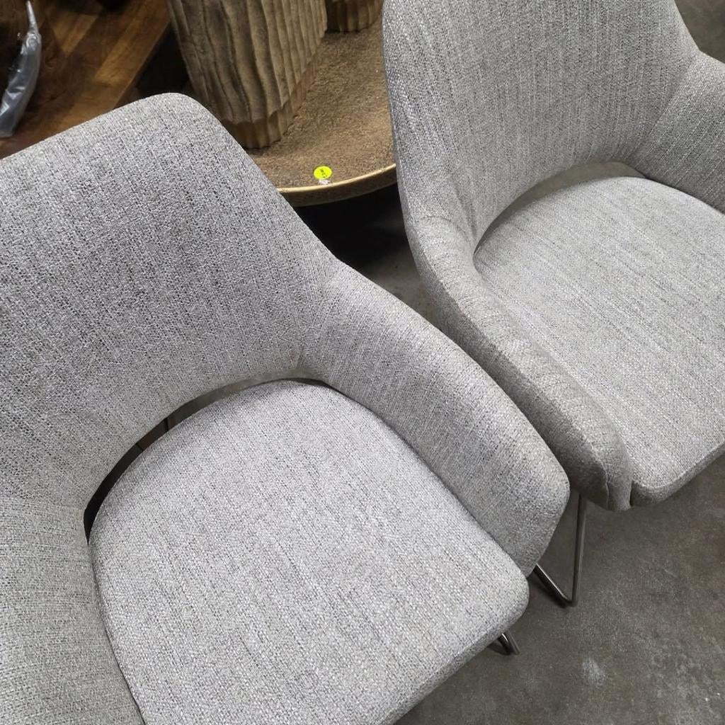 2 x Eetkamerstoel Yanai Pigeon Slide Steel van Jesper Home, Ophalen, ., Nieuw, Metaal