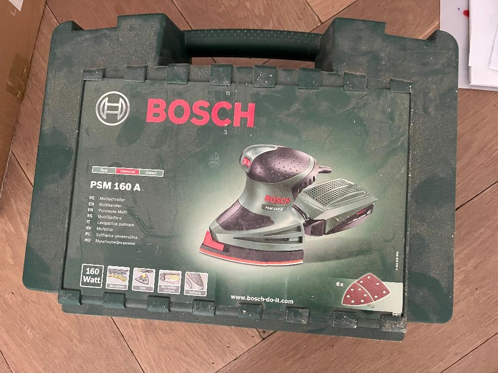 Bosch Schuurmachine PMS160 A, Ophalen of Verzenden, Gebruikt, Minder dan 600 watt, Overige typen