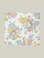 4686 60s kinderbehang katten bloemen pastel retro look swiet, Ophalen of Verzenden, 25 tot 50 m², Roze