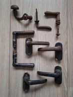 Partij oud deurbeslag, Ophalen of Verzenden, Gebruikt, Klink of Kruk