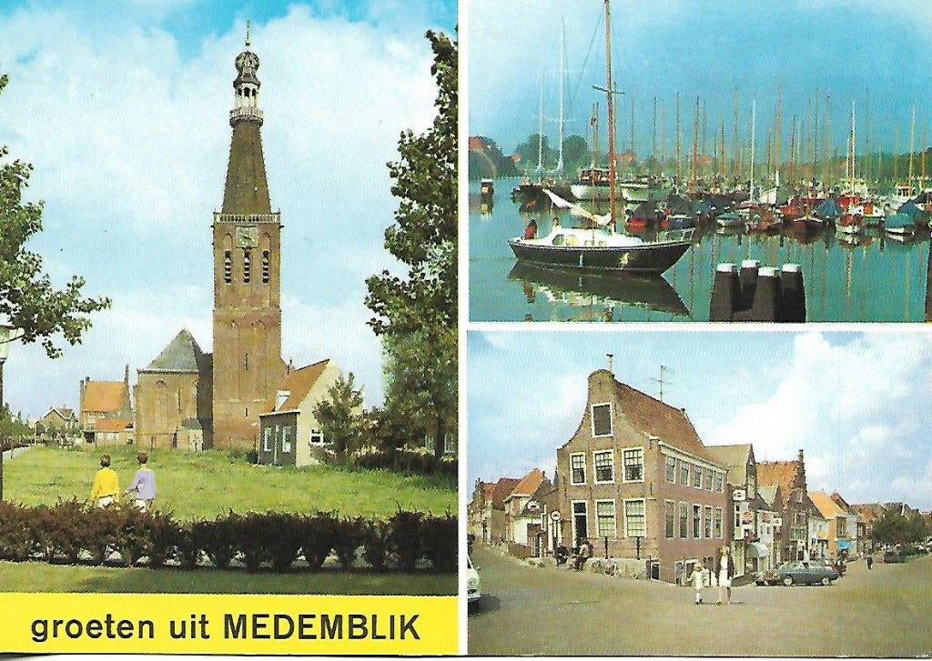 Medemblik- -3-luik., Verzenden, 1960 tot 1980, Ongelopen, Noord-Holland
