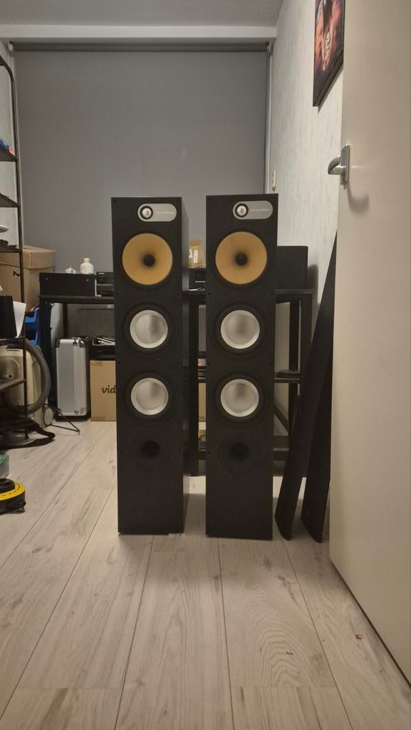 B&w 683 black ash, Audio, Tv en Foto, Luidsprekers, Ophalen, Gebruikt, Bowers & Wilkins (B&W), 120 watt of meer