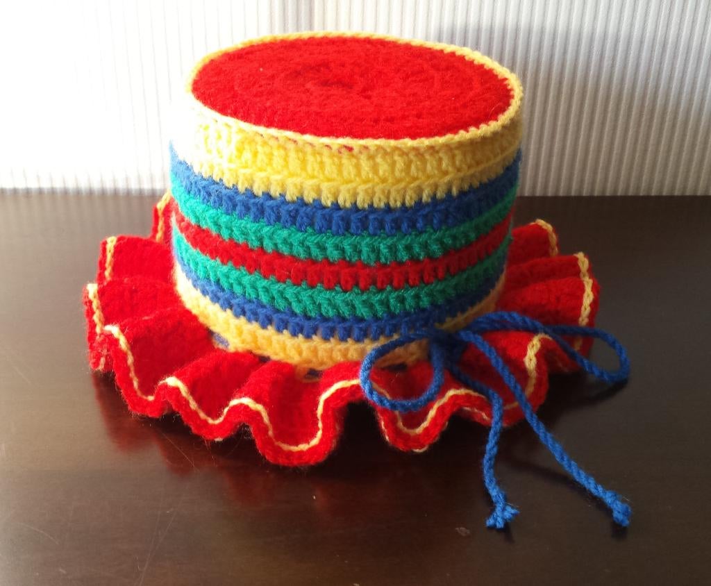 Wc rol houder gehaakt hoedje, Auto diversen, Auto-accessoires, Nieuw, Verzenden