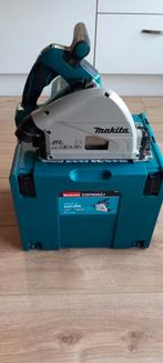 Makita DSP600ZJ Invalzaag 36V (2x18V) + 2 zaagbladen, Invalzaag, Ophalen of Verzenden, Zo goed als nieuw, Makita