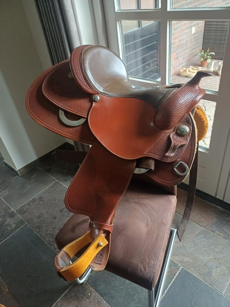 Westernzadel Westwood  – FQH – 16 inch – Zo goed als nieuw, Dieren en Toebehoren, Ophalen of Verzenden, Zo goed als nieuw, Western