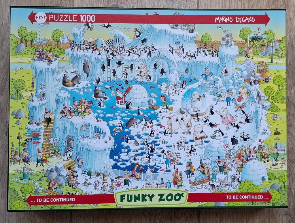 Funky Zoo (Heye Puzzels), Ophalen, 500 t/m 1500 stukjes, Zo goed als nieuw, Legpuzzel