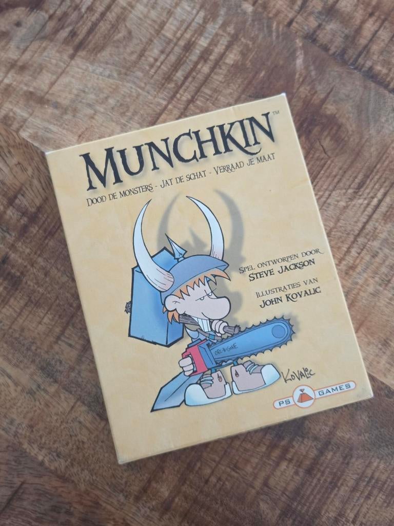 Munchkin Kaartspel - Dood de Monsters, Jat de Schat, Vijf spelers of meer, Ophalen of Verzenden, Gebruikt, PS Games