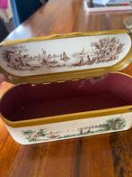 Vintage Douwe Egberts Lepeldoosje - Hollands Tafereel, Ophalen of Verzenden, Gebruikt, Overige, Douwe Egberts