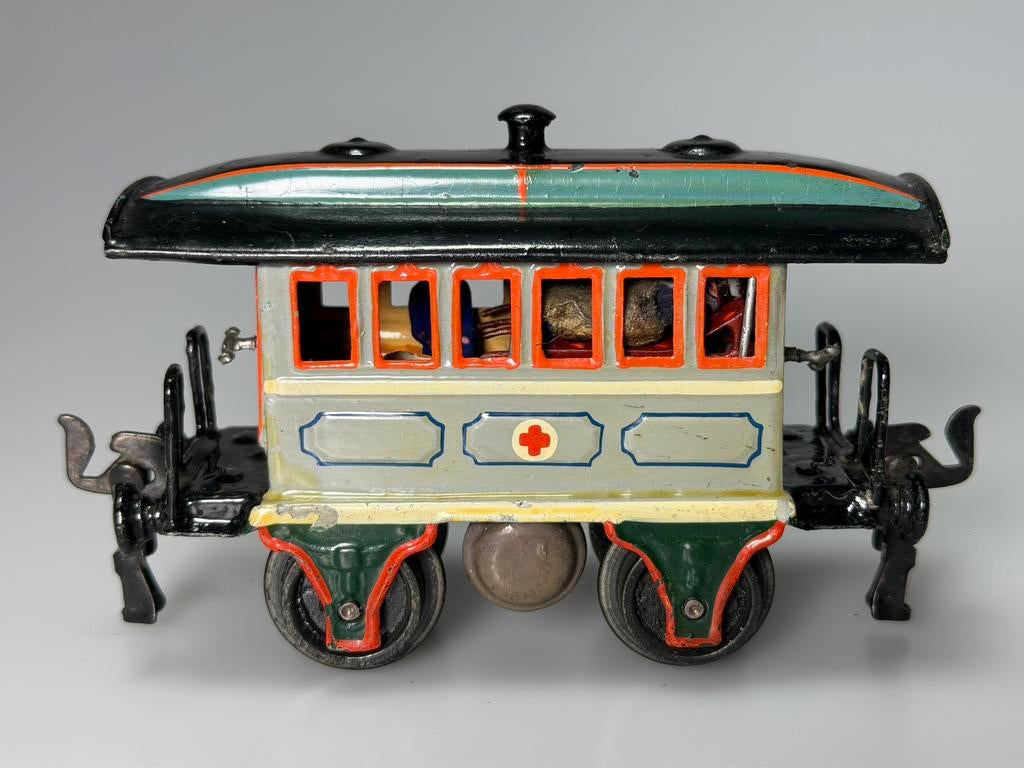 Marklin oeroude Sanitätswagen spoor 0 1900, Ophalen of Verzenden