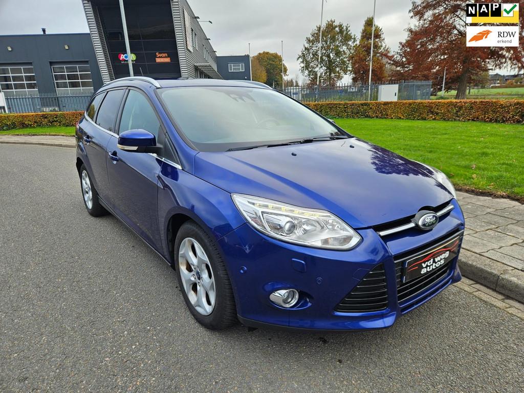 Ford Focus Wagon 1.6 TDCI ECOnetic Lease Titanium 145337km n, Auto's, Euro 5, Stof, Gebruikt, 4 cilinders