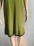 J132 Nieuw: Nikkie Kate Moss maat 38=M fijn-gebreide jurk, Maat 38/40 (M), Nieuw, Ophalen of Verzenden, Groen