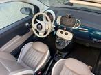 Fiat 500 C 0.9 TwinAir Cabriolet VirtualCockpit Sensor, Auto's, Fiat, 86 pk, Gebruikt, Cabriolet, Leder