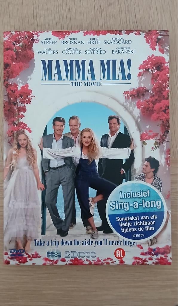 Mamma Mia! The Movie - DVD (Inclusief Sing-a-long), Alle leeftijden, Ophalen of Verzenden, Gebruikt, Muziek en Concerten