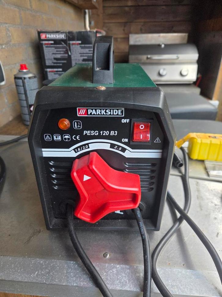 Parkside Elektrisch Lasapparaat PESG 120 B3, Doe-het-zelf en Verbouw, Gereedschap | Lasapparaten, Gebruikt, Elektroden, Minder dan 150 ampère