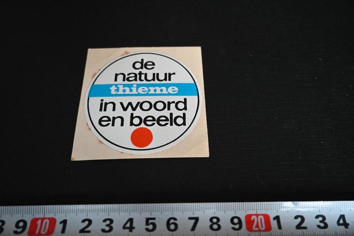 sticker de natuur THIEME in woord en beeld, Verzamelen, Stickers, Zo goed als nieuw, Ophalen