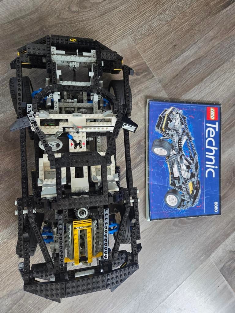 Lego Technic 8880 Supercar, Kinderen en Baby's, Speelgoed | Duplo en Lego, Zo goed als nieuw, Lego, Complete set, Compleet, Technic
