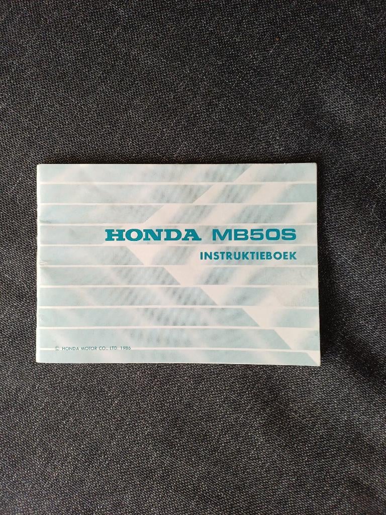 Honda mb5 mb instuctieboekje, Ophalen of Verzenden, Gebruikt, Overige typen, Overige merken