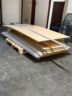 Grote kledingkast met glazen schuifdeuren, Huis en Inrichting, Kasten | Kledingkasten, Ophalen, Met plank(en), Gebruikt, 200 cm of meer