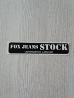 sticker FOX JEANS STOCK te AARSCHOT, Ophalen of Verzenden, Zo goed als nieuw, Winkel of Supermarkt