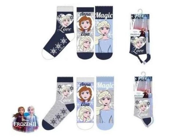 Disney Frozen Sokken - 3 paar - Maat 31/34., Meisje, Nieuw, Ophalen of Verzenden, Nvt